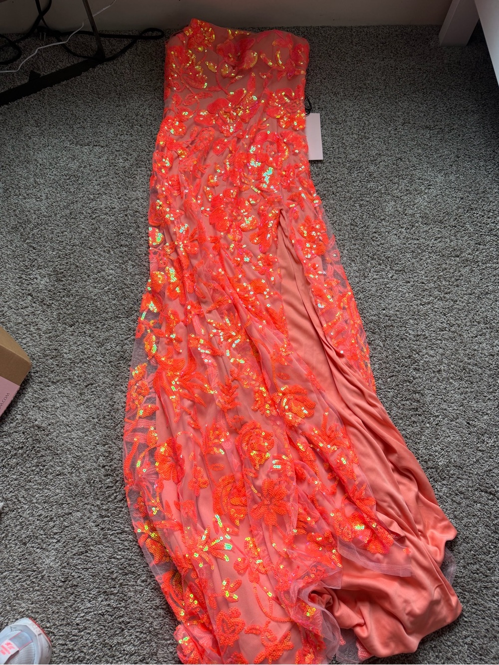 KISSPROM pink/orange prom dress